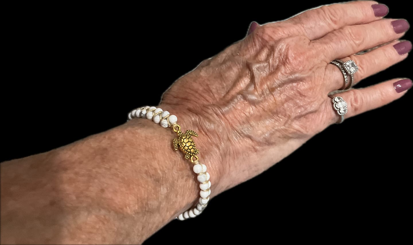 Customer photo review of Legendary Sea Turtle Bracelet