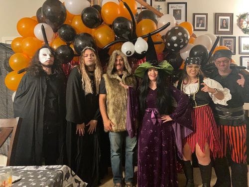 Customer photo review of Replay-able Haunted House Murder Mystery Dinner Party Game for Up to 20 Adults - Host A Halloween Dinner Party Game Night – Classic Monsters Fancy Dress Dinner PartyV2
