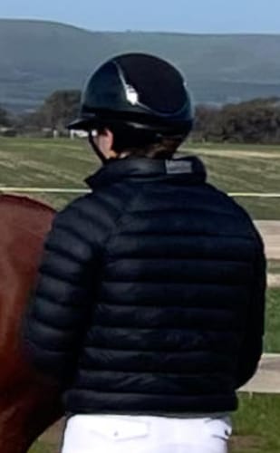 Customer photo review of LE Snowy Mountain Puffer Jacket