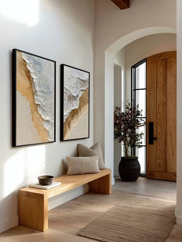 Customer review photo for Plaster Art Texture Painting #SG485