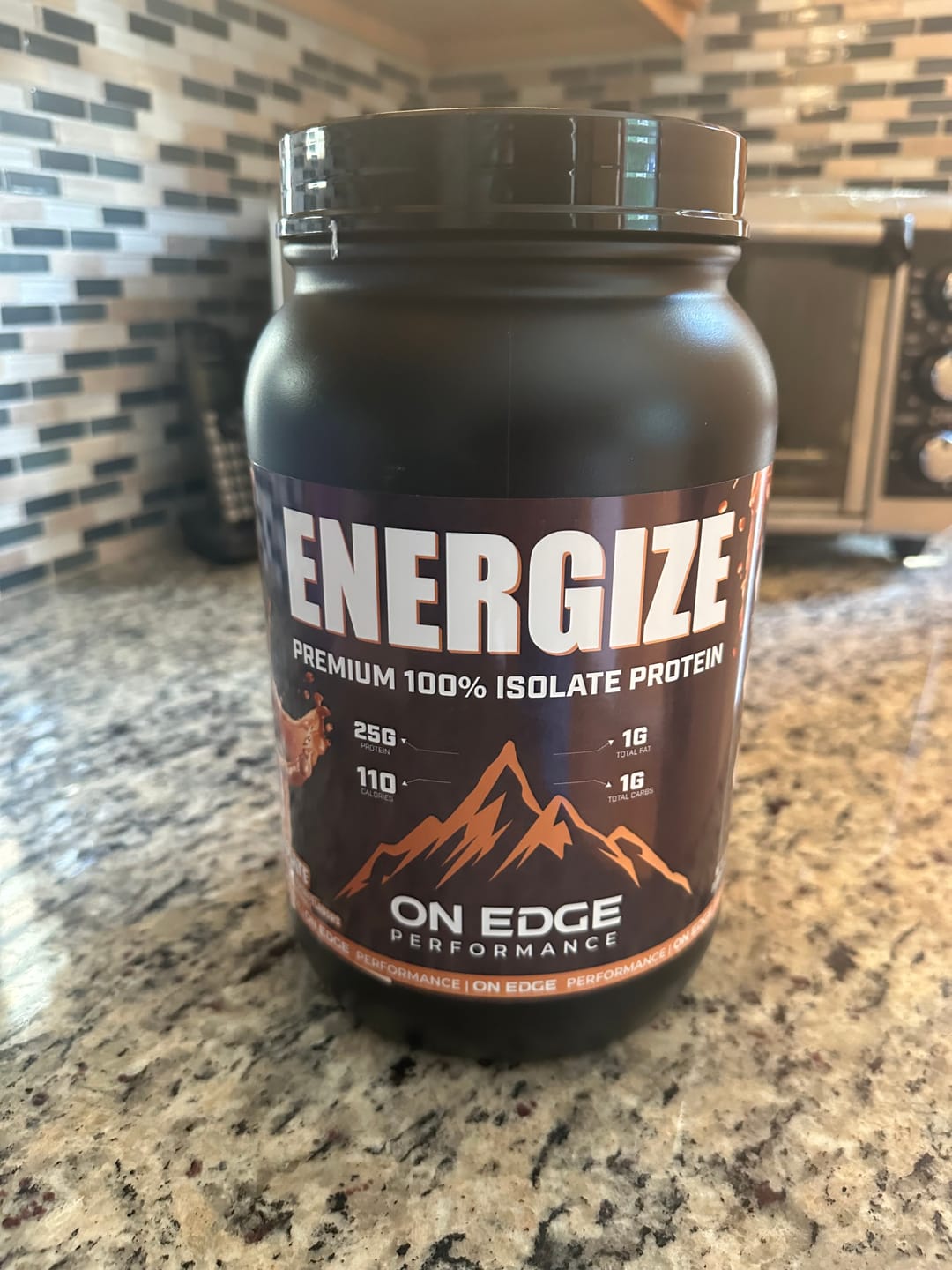 Customer photo review of 2lb ENERGIZE 100% ISOLATE PROTEIN (Chocolate)