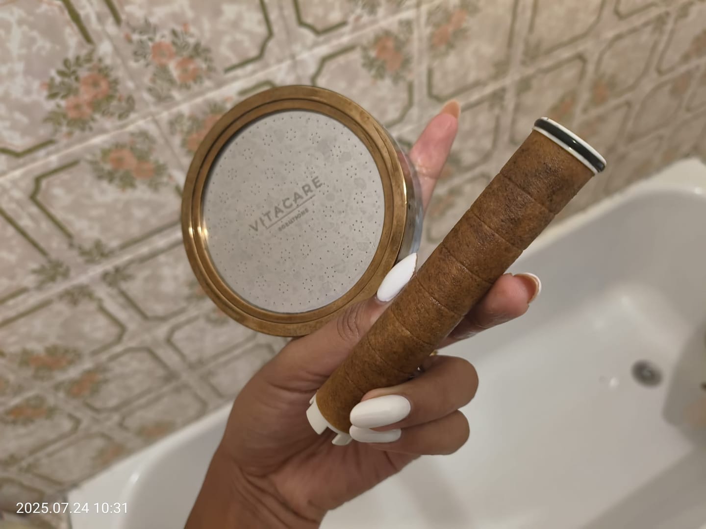 Customer photo review of Filtro de ducha de Vitacare Solutions