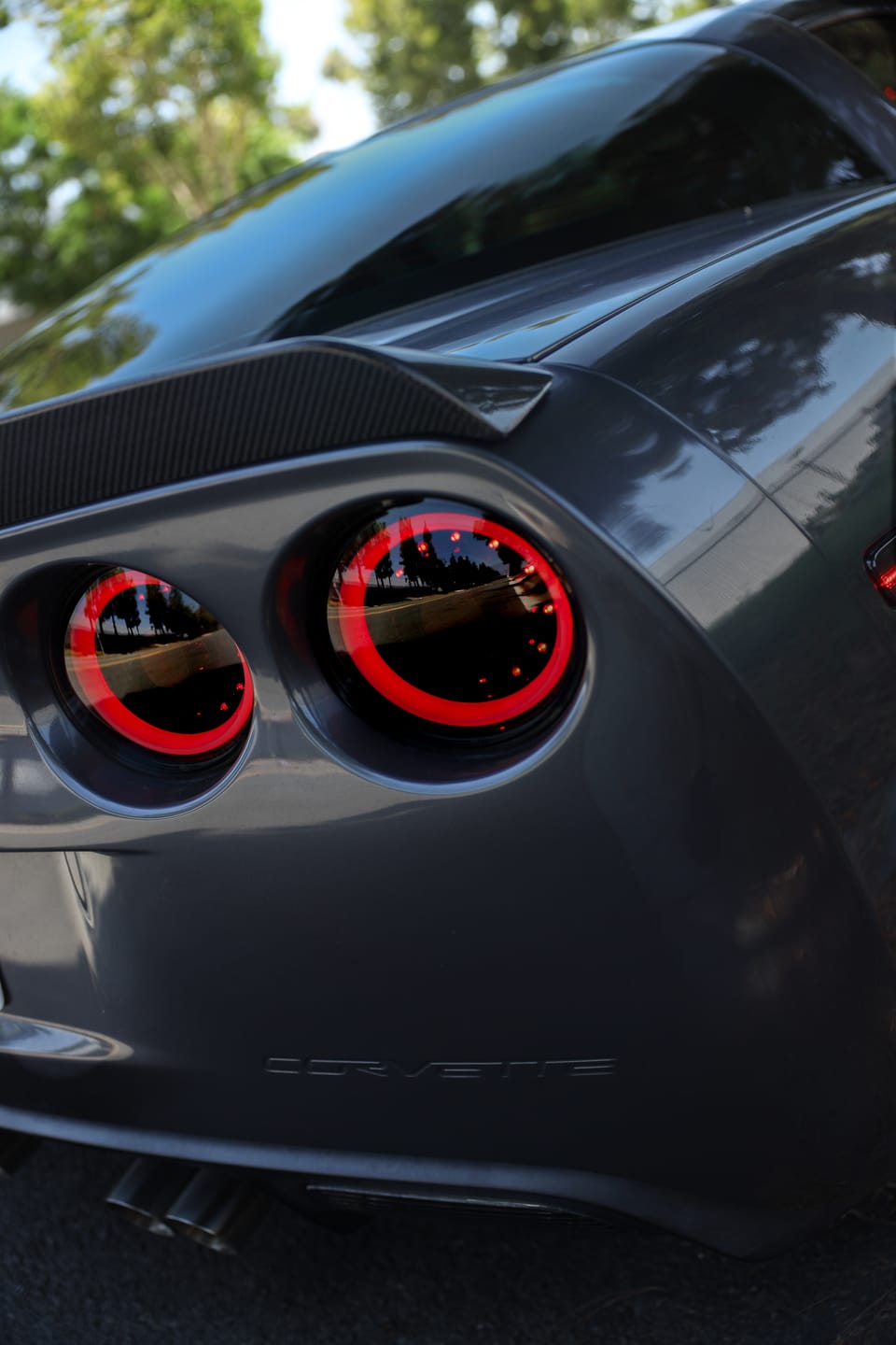 Customer photo review of Corvette C6 ZR1 Extended Rear Trunk Spoiler