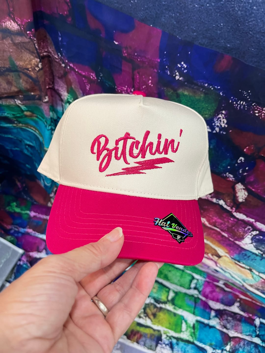 Customer photo review of K-Frame 5 Panel Baseball Hat