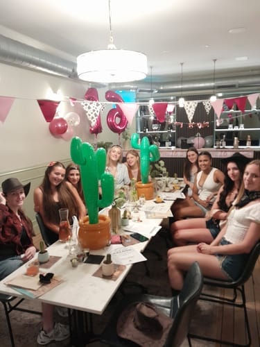 Customer photo review of Replay-able Cowboy Wild West Murder Mystery Dinner Game for Up to 20 Adults - Host Your Own Dinner Party Game Night - Cowboy & Wild West Theme - Cowboy Fancy Dress Dinner PartyV2