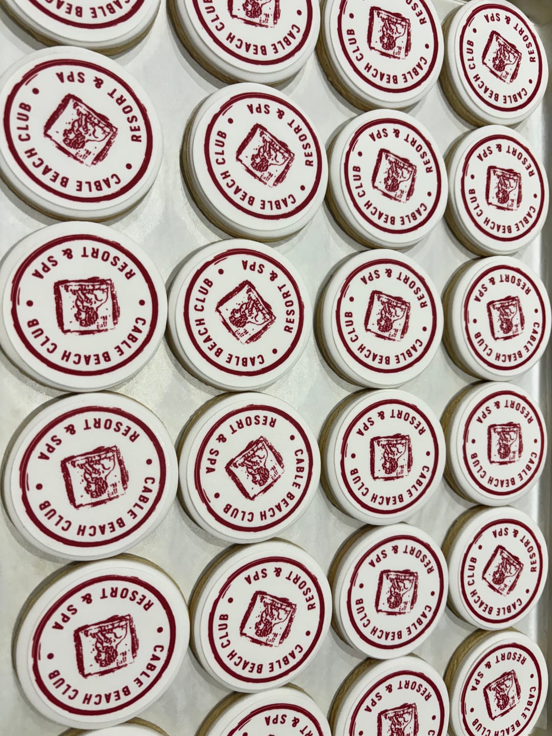 Customer photo review of 12 x 6.35 cm Round Standard Cookie Edible Icing Images