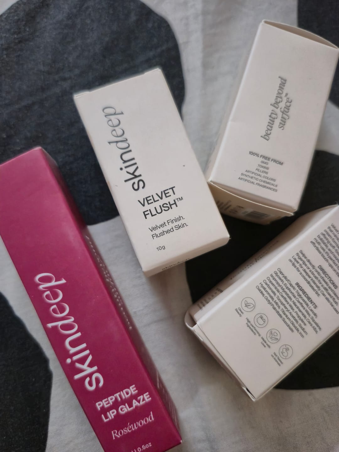 Customer photo review of Velvet Flush Trio