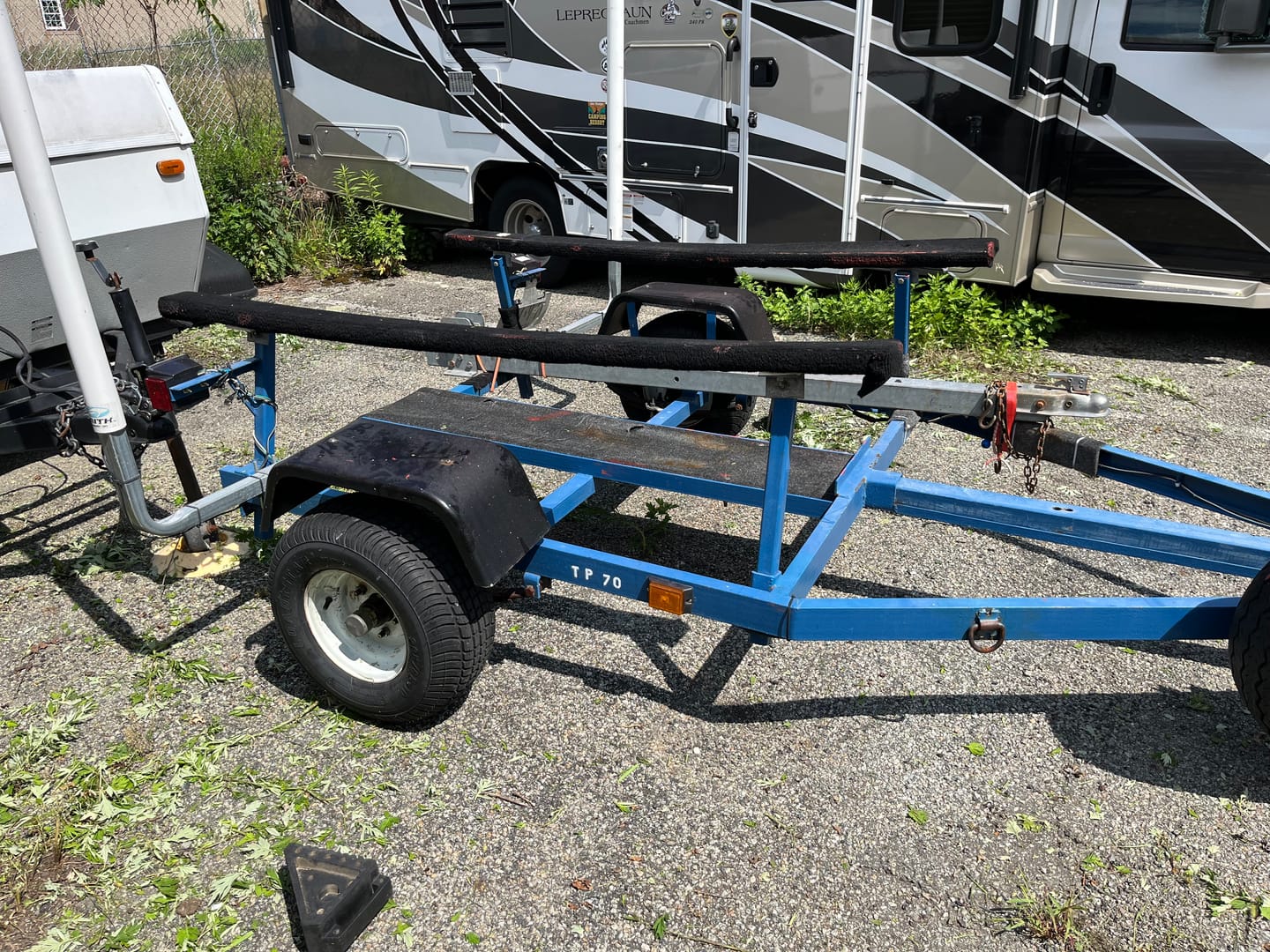 Customer photo review of 3,500 lb. Trailer Axle - Round Drop | Bare Beam Axle
