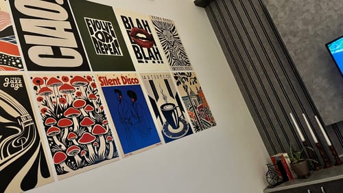 Customer photo review of CUSTOM WALL COLLAGE POSTERS