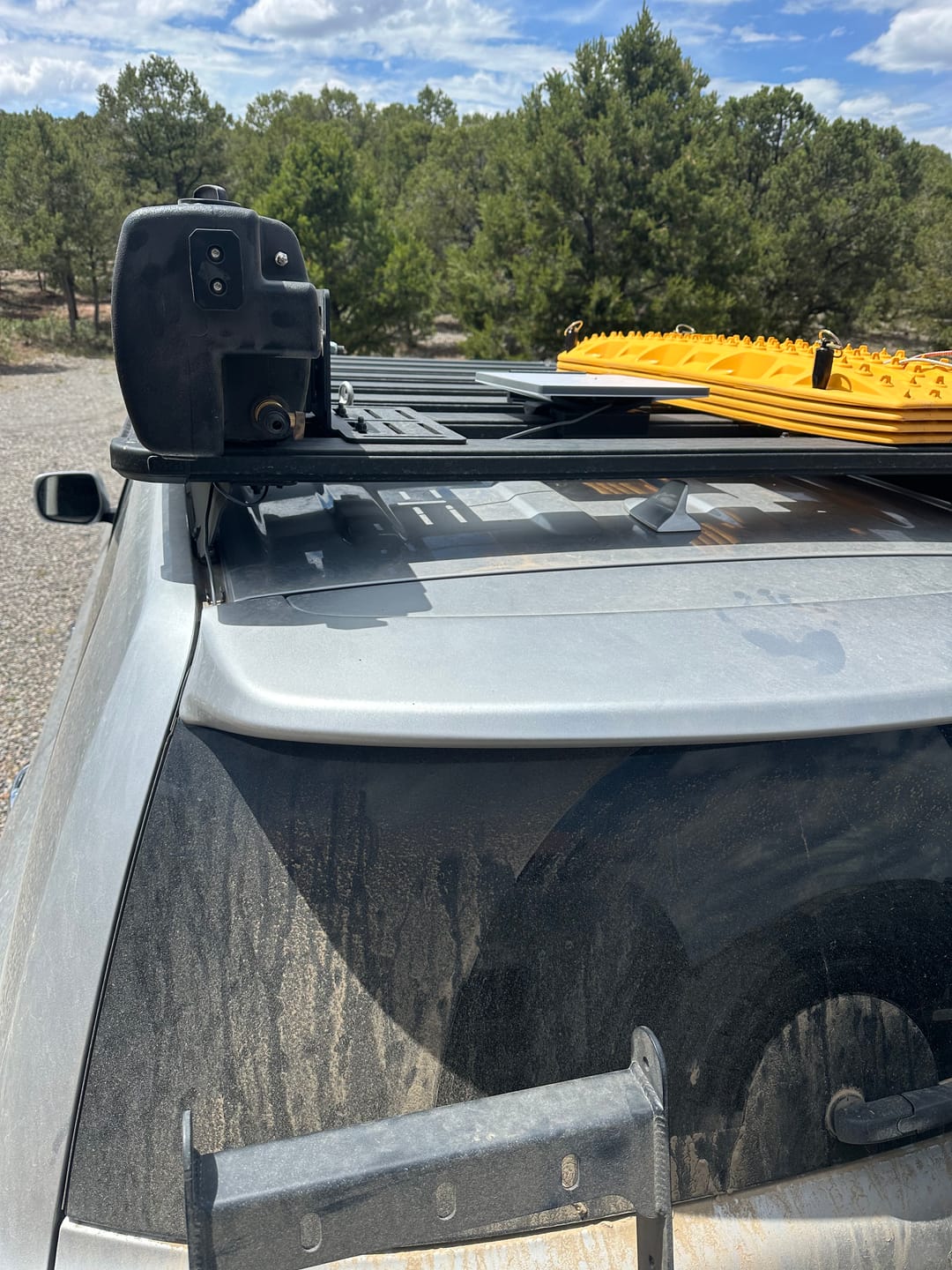 Customer photo review of Starlink Mini ARB Baserack Compatible Mount