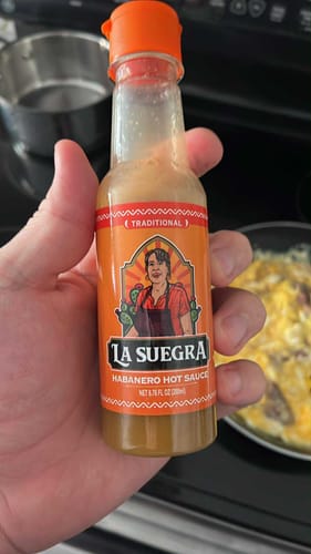 Customer photo review of La Suegra Habanero Hot Sauce