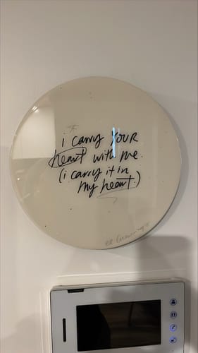 Customer photo review of CARRY YOUR HEART (circle)