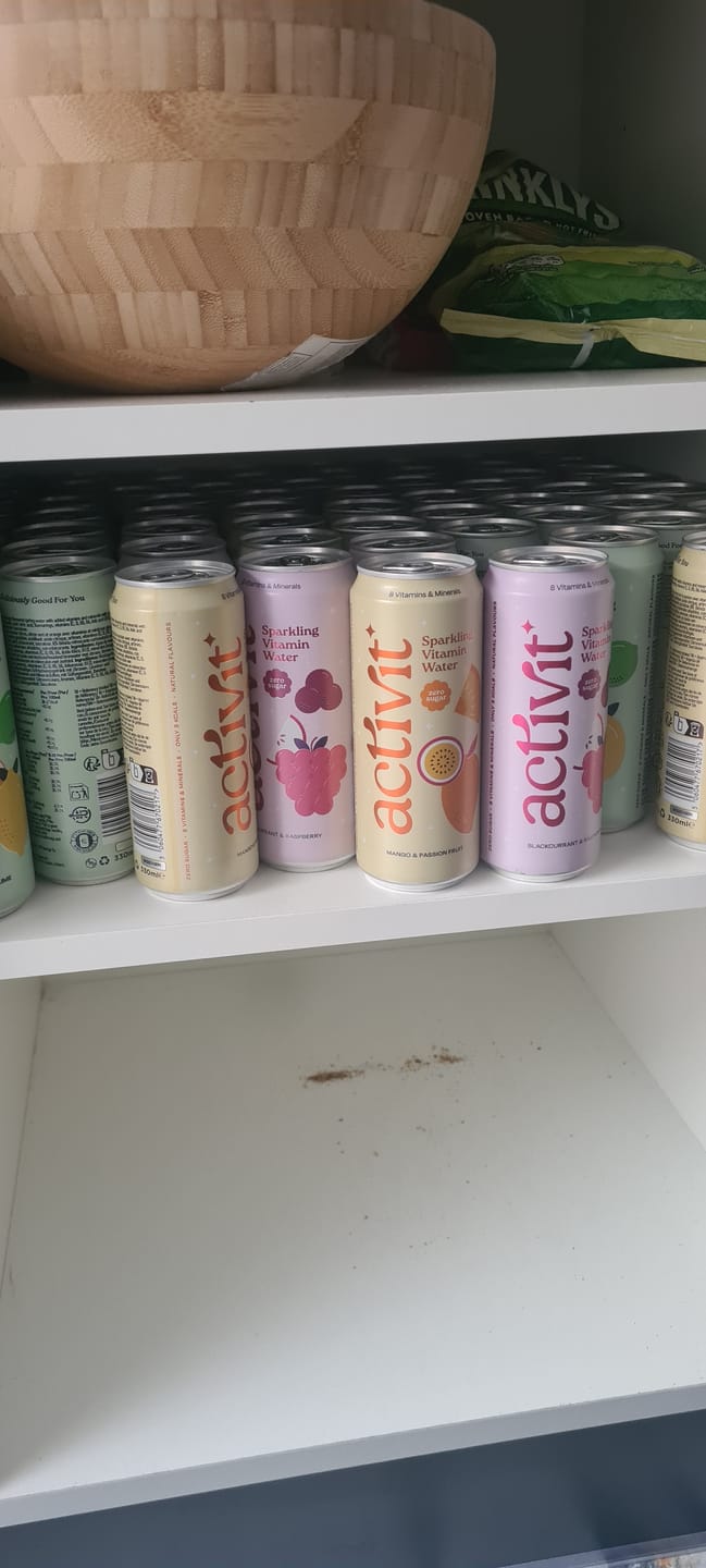 Customer photo review of Activit Mixed Multipack - 330ml Cans