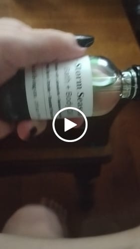 Customer video review of Storm Season Bath & Body Oil