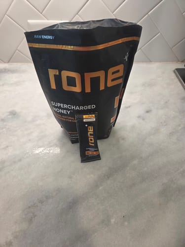 Customer photo review of 100mg Caffeine - Classic - SuperCharged Honey (20-Pack)
