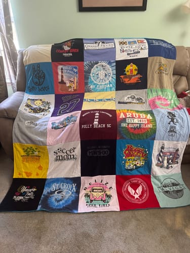 undefined review of Premium T Shirt Quilt image 1 out of 1