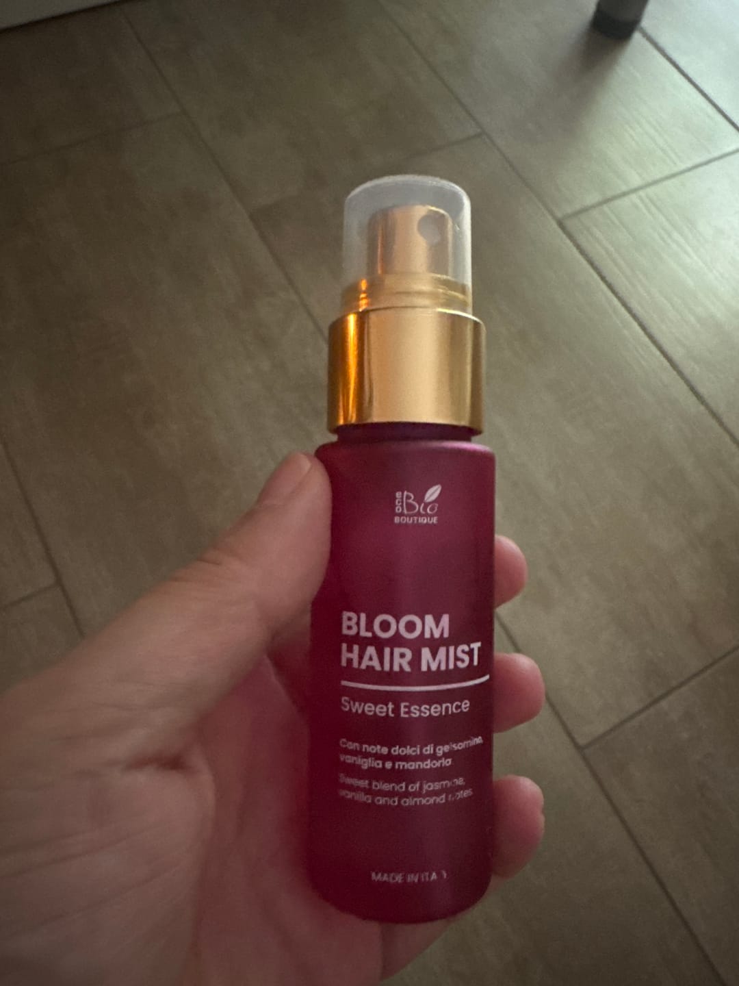 Customer photo review of Bloom Hair Mist