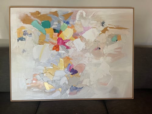 Customer review photo for Plaster Art Texture Painting #SG182