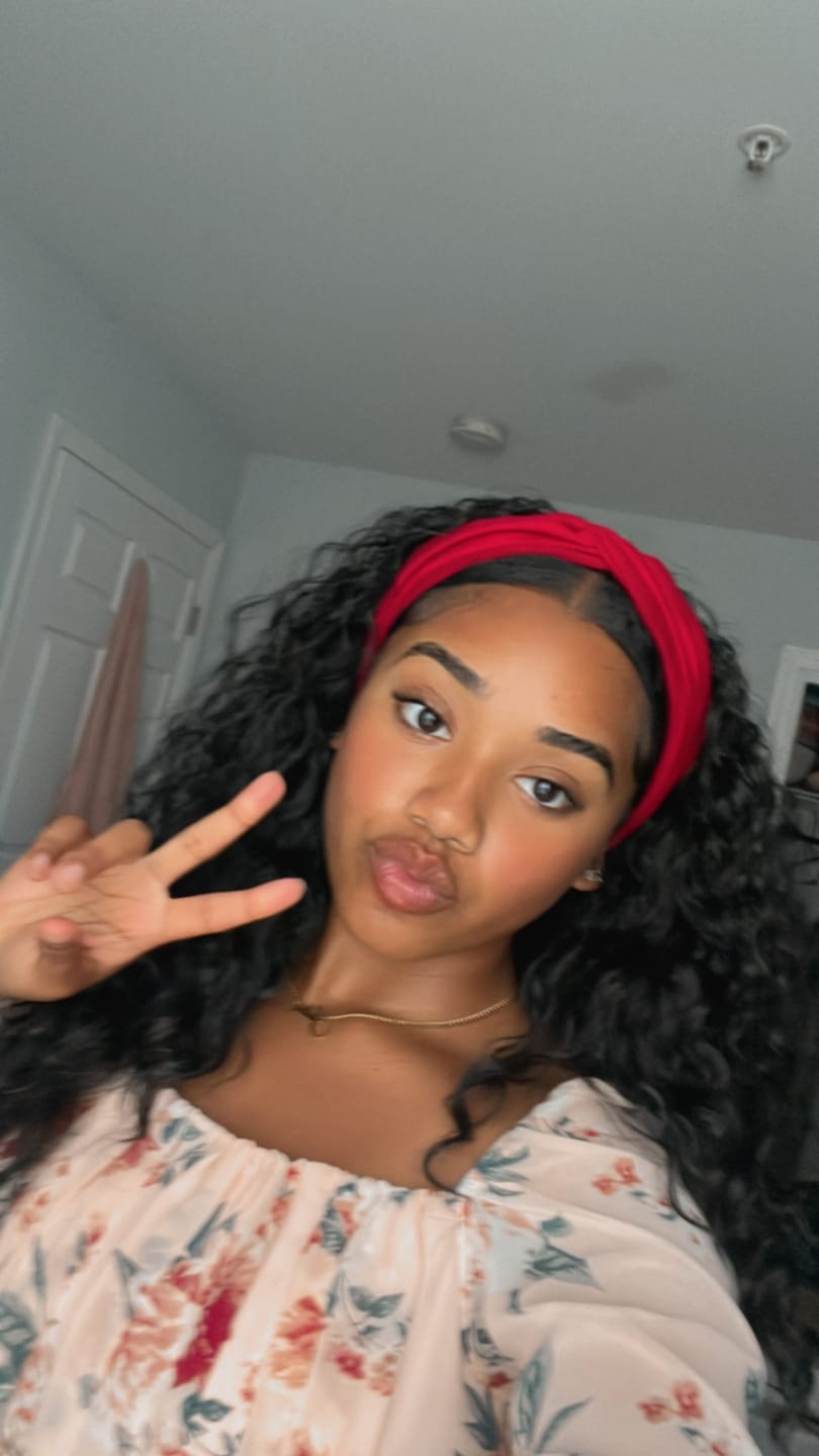 Customer photo review of Sensationnel Instant Up & Down Pony Wrap Half Wig - UD 2