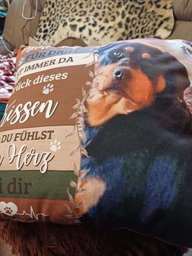 Customer photo review of Seelenwärmer - Individuelles Kissen