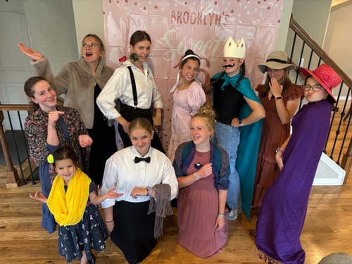 Customer photo review of Bridgerton & Jane Austen Themed Murder Mystery Game Kit