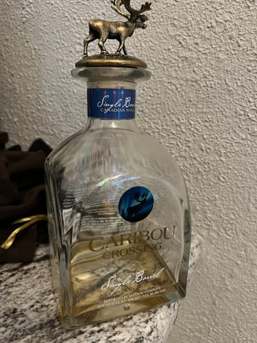 Customer photo review of Caribou Crossing Single Barrel Canadian Whisky (750ml)