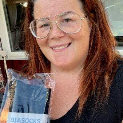 Customer photo review of Diasocks Stödstrumpor (15-20 mmHg)
