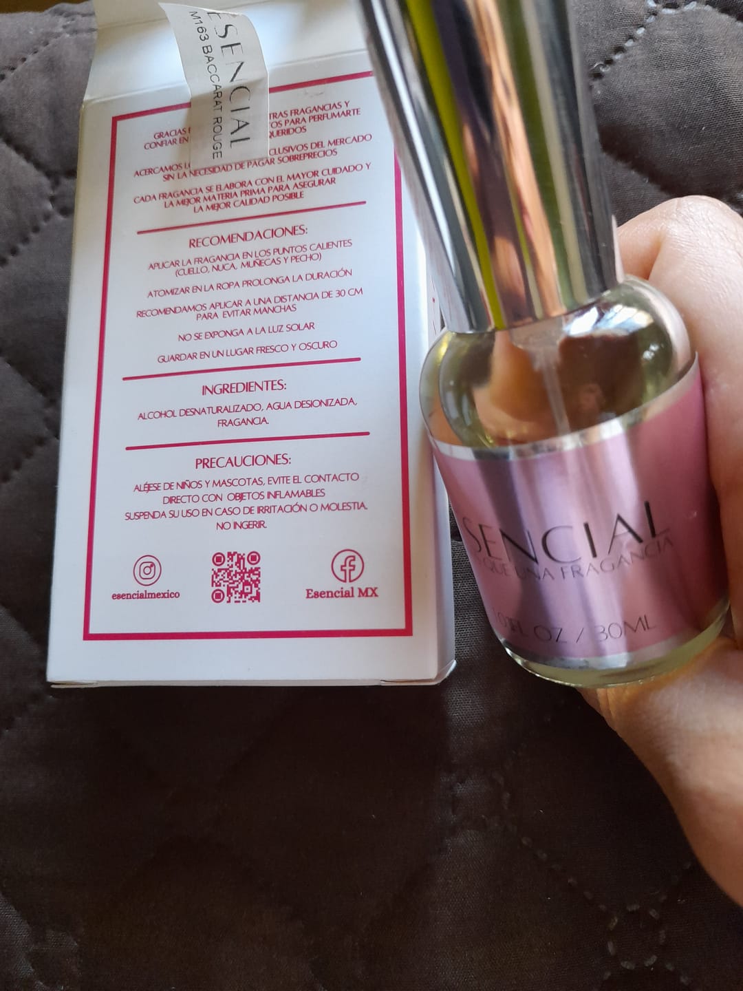 Customer photo review of M163 Inspirado en: Baccarat Rouge 540 - Maison Francis Kurkdjian