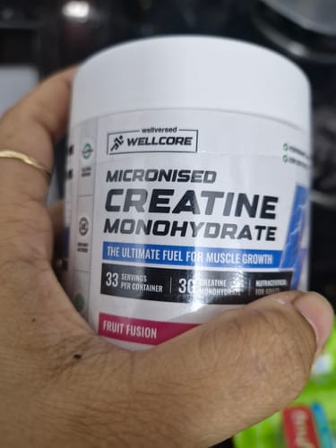 Customer photo review of Wellcore - Pure Micronised Creatine Monohydrate (122g, 33 Servings) Fruit Fusion