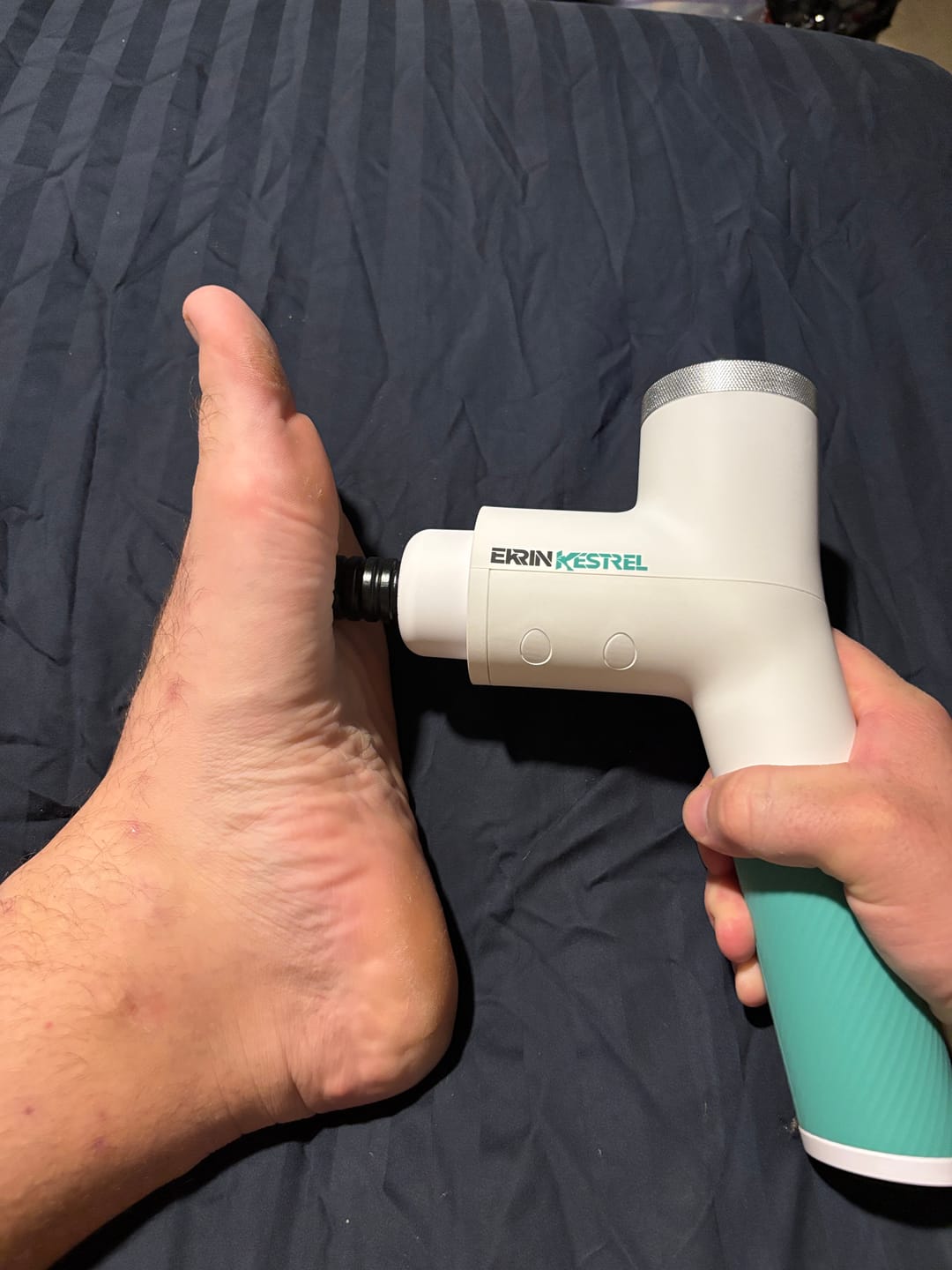 Customer photo review of Kestrel Percussion Massager
