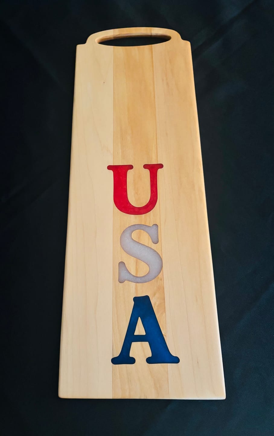Customer photo review of 5" Letter Acrylic Router Template Set - Alphabet Inlay Template