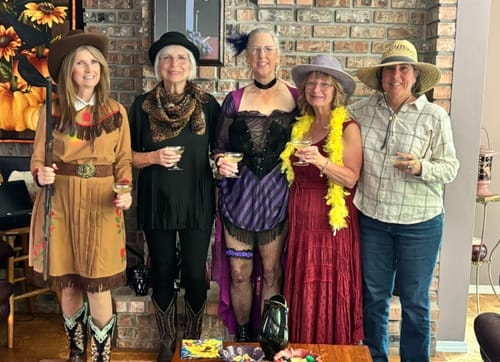 Customer photo review of Replay-able Cowboy Wild West Murder Mystery Dinner Game for Up to 20 Adults - Host Your Own Dinner Party Game Night - Cowboy & Wild West Theme - Cowboy Fancy Dress Dinner PartyV2