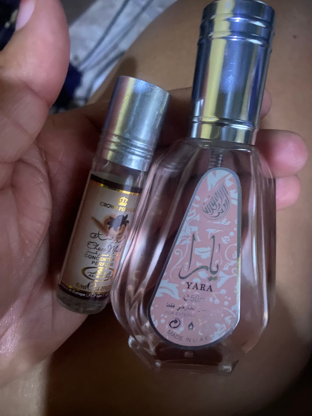 Customer photo review of Choco Musk Al-Rehab 6ml