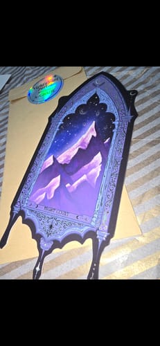 Customer photo review of Night Court Portal bookmark
