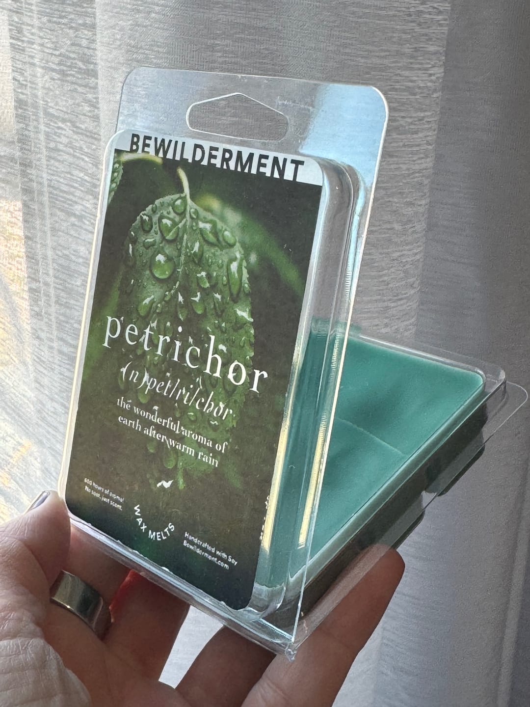 Customer photo review of Petrichor Wax Melts