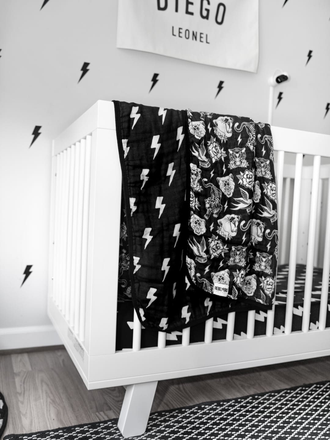 Customer photo review of Organic Muslin Quilt in Born to be Wild x Jagger