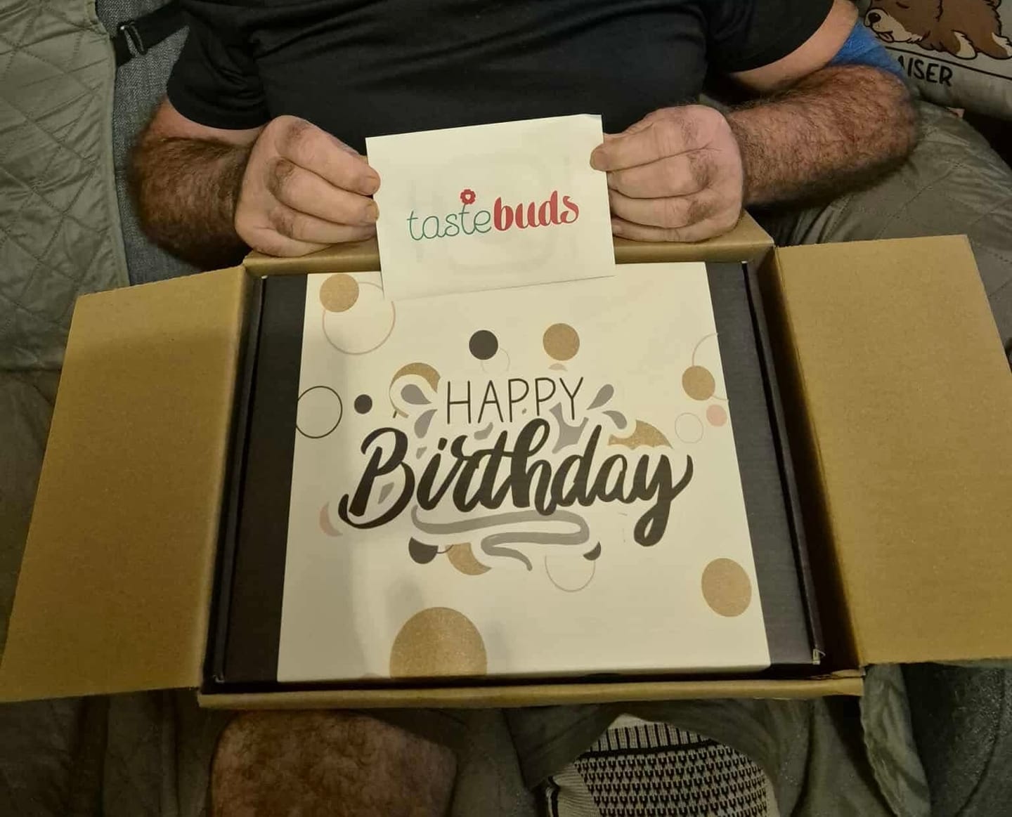 Customer photo review of Happy Birthday Sleeve + Card Bundle