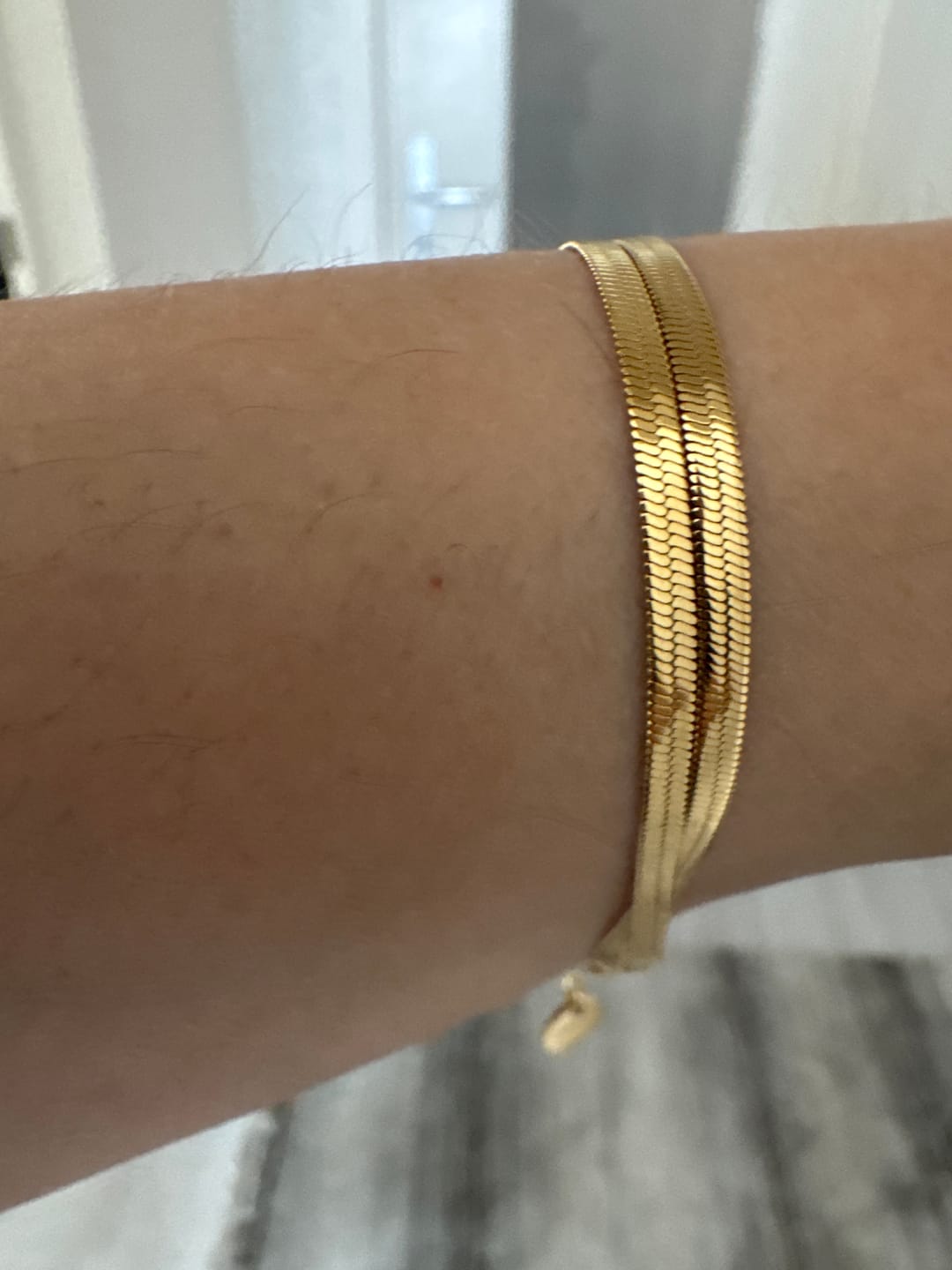 Customer photo review of Lily Double Bracelet