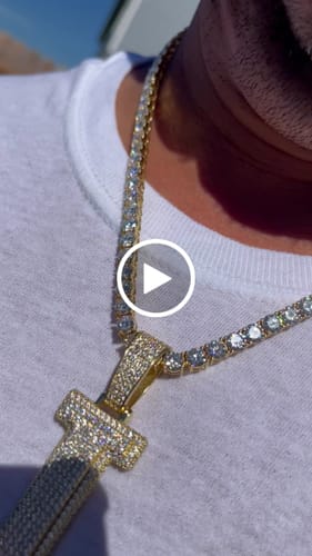 Customer video review of Moissanite Tennis Chain 14K Gold (ALL SIZES)