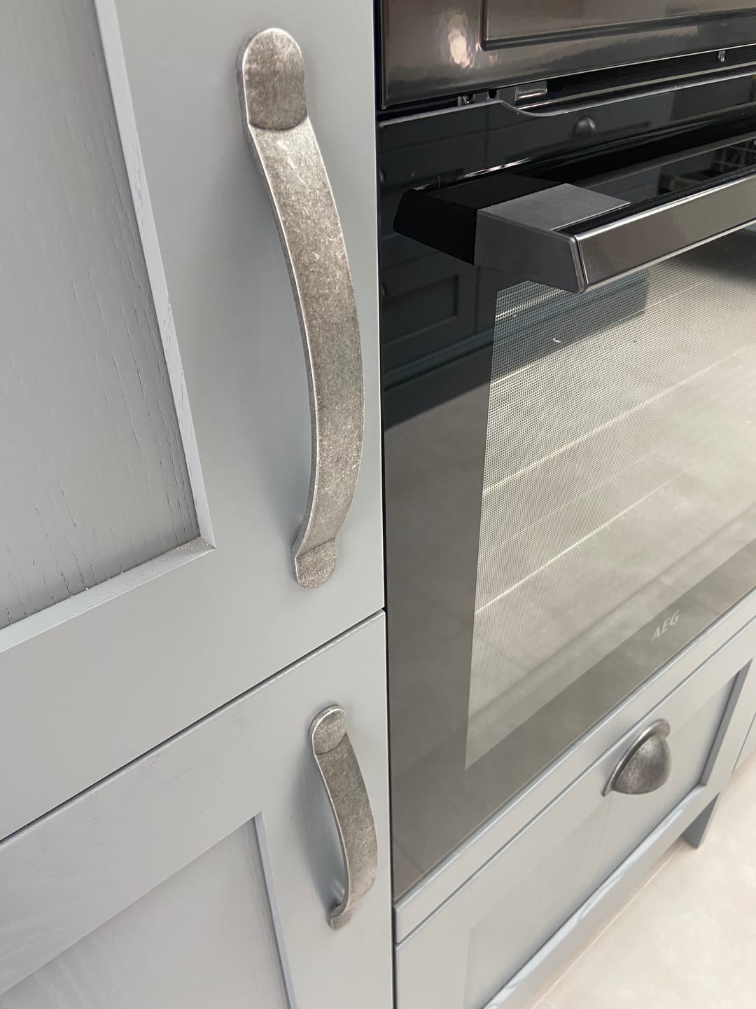 Customer photo review of Monmouth Iron Cupboard Handles