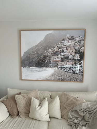 Customer photo review of Summer Haze | Positano Art Print