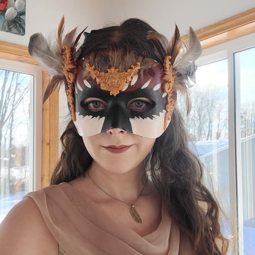 Customer photo review of Replay-able Masquerade Murder Mystery Dinner Party Game for Up to 20 Adults - Host Your Own Dinner Party Game Night - Masquerade Venetian Carnival Theme - Mardi Gras Fancy Dress Dinner Party V2