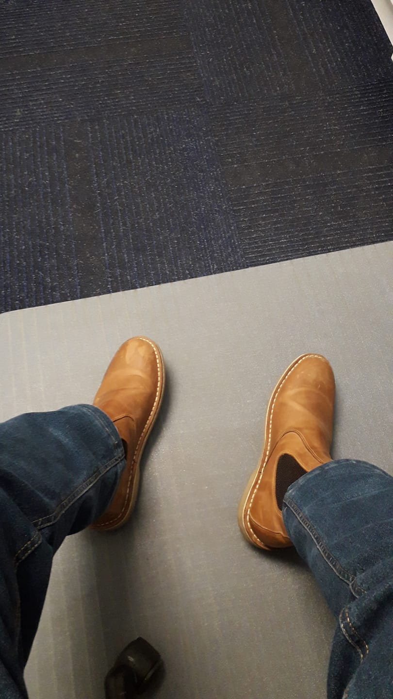 Customer photo review of Lithium Chelsea Boot Mid Brown