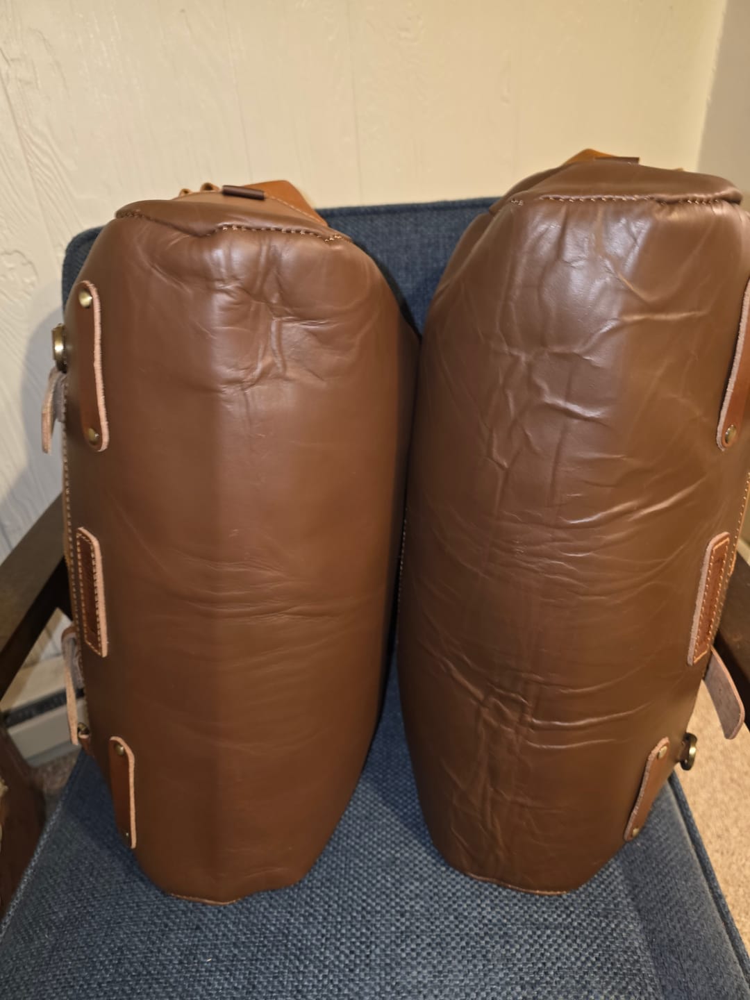 Customer photo review of outlaw saddlebag
