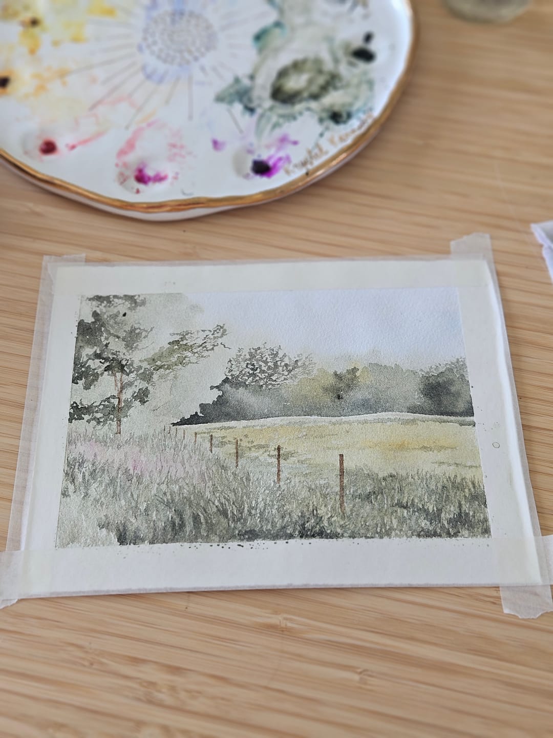 Customer photo review of WATERCOLOR PAPER STACKS