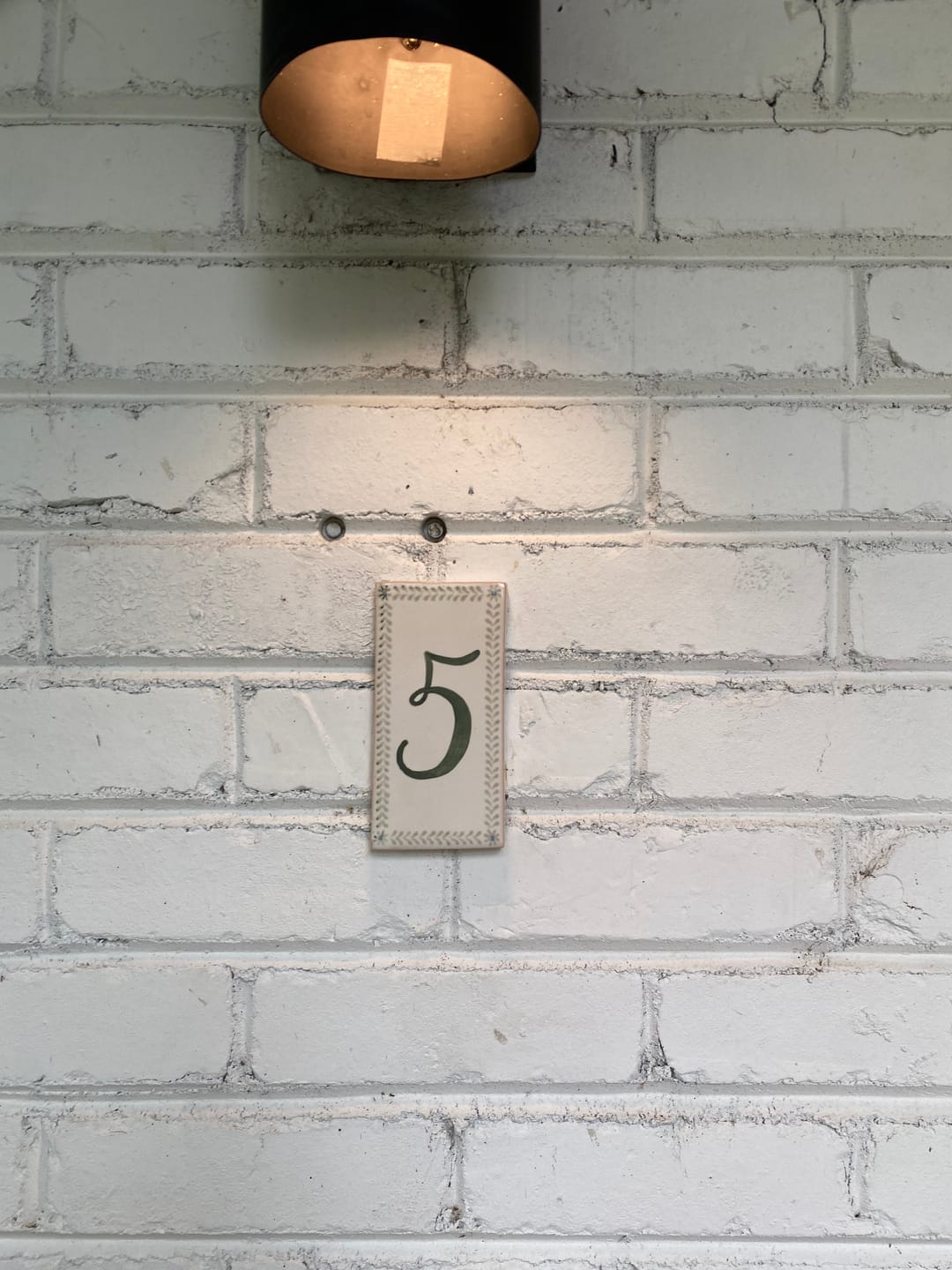 Customer photo review of Portuguese House Numbers