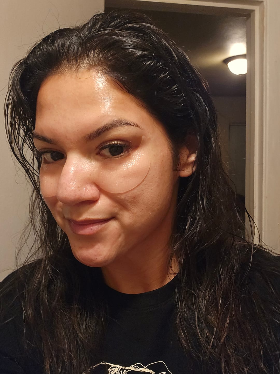 Customer photo review of PDRN retinal eye patch Glow jelly