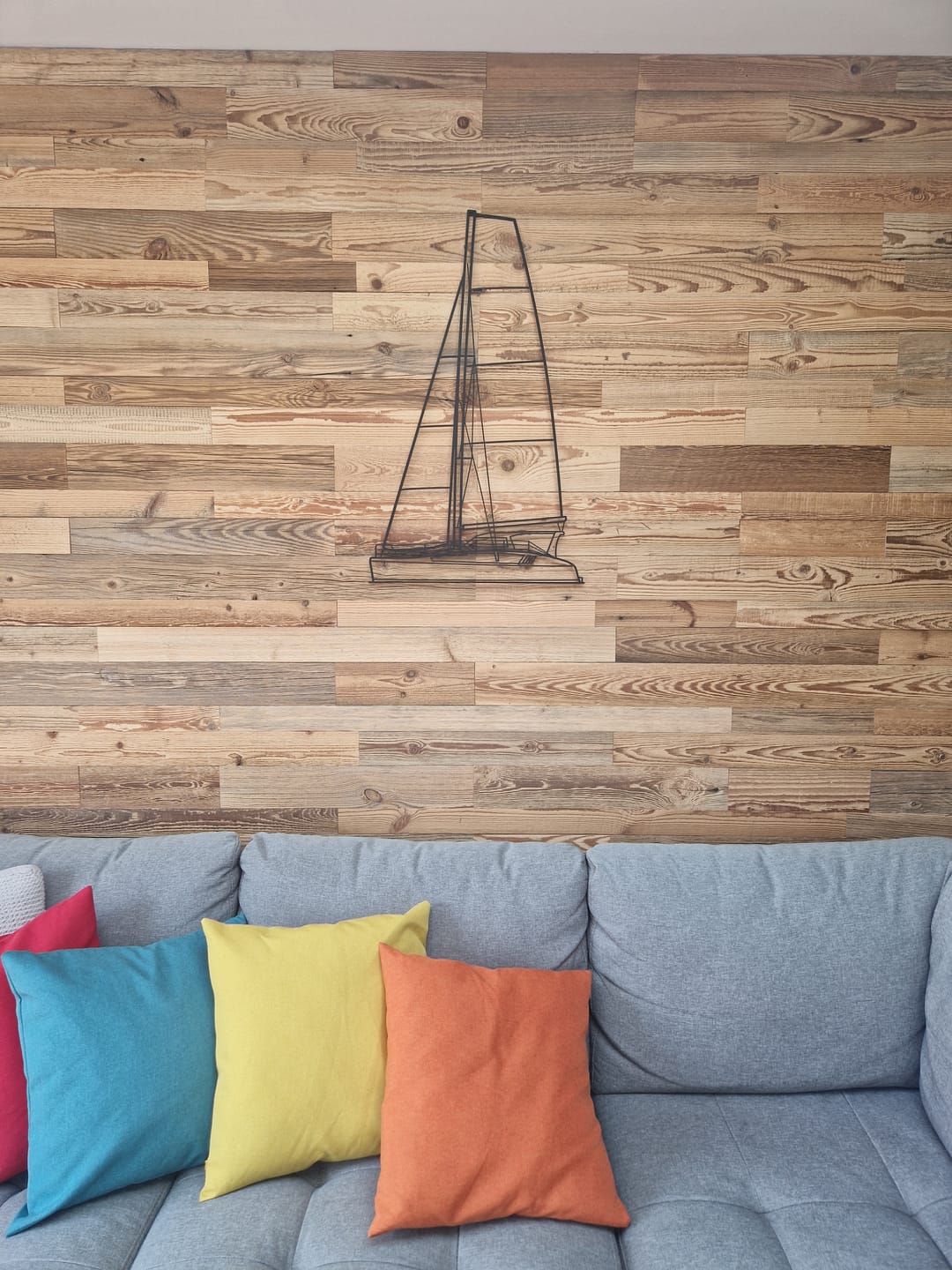 Customer photo review of 1190 Front Silhouette Metal Wall Art