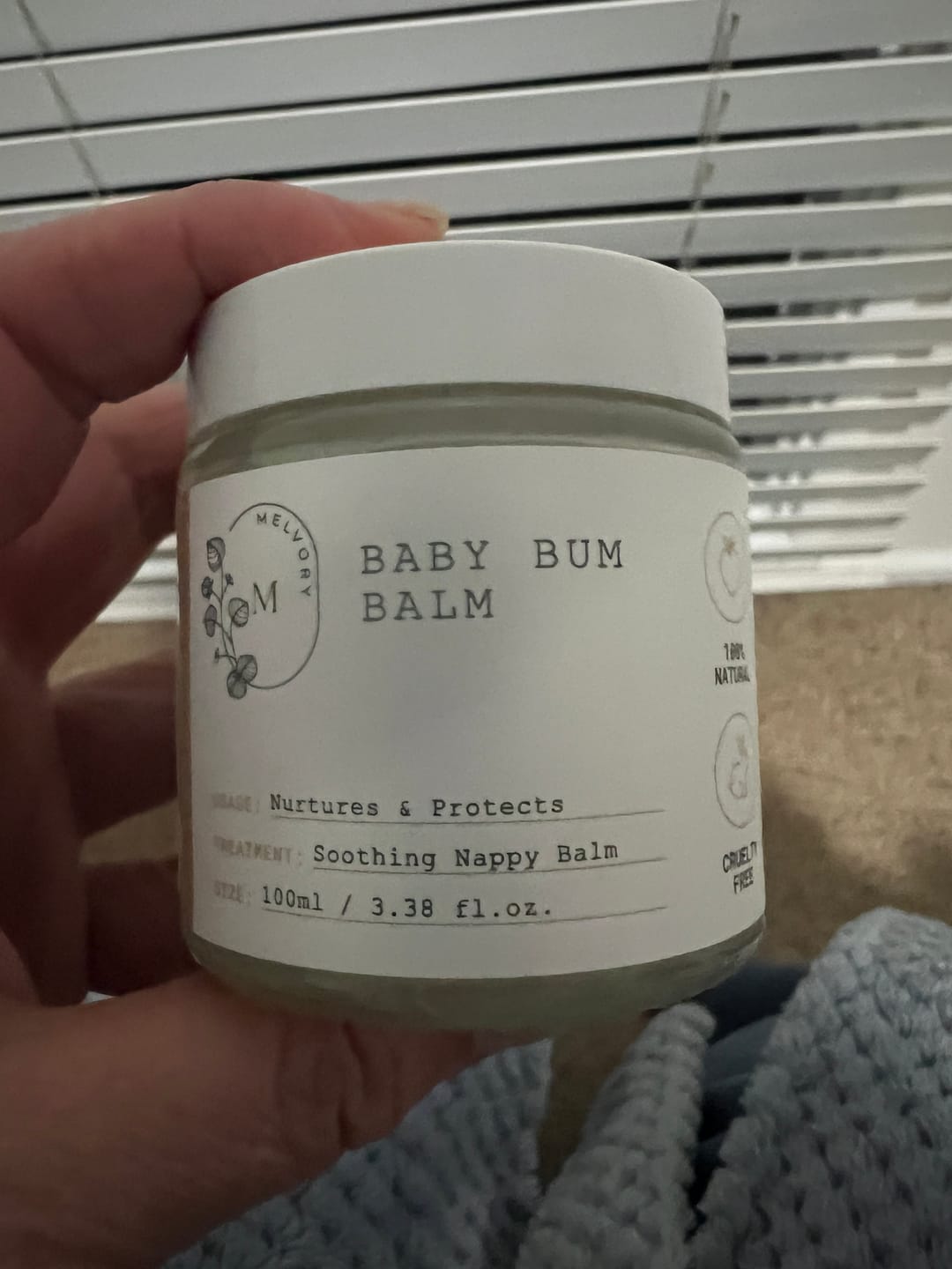 Customer photo review of Baby Bum Balm