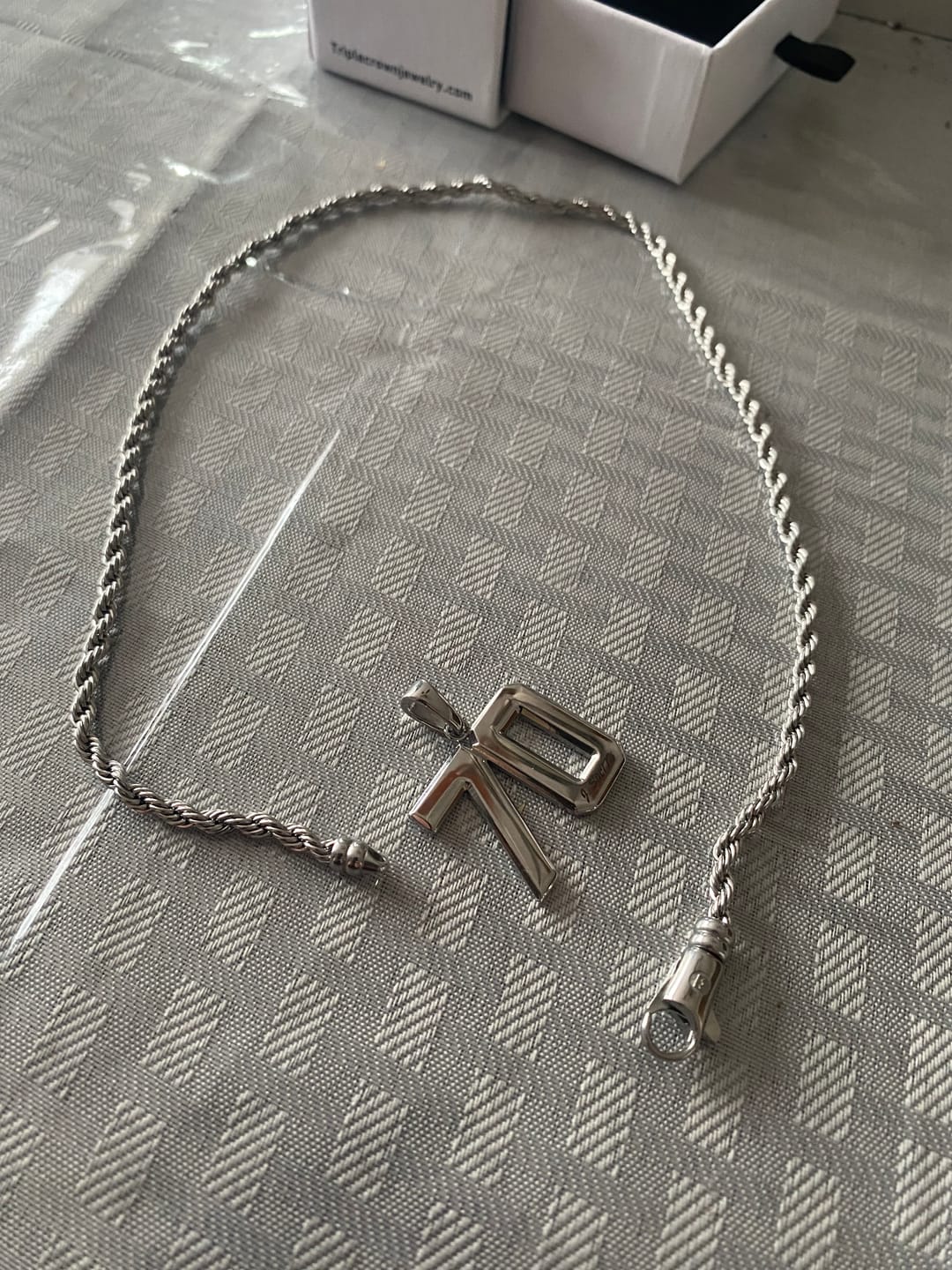 Customer photo review of Premium Rope Chain (Silver) 4mm